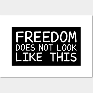 Freedom Does Not Look Like This Posters and Art